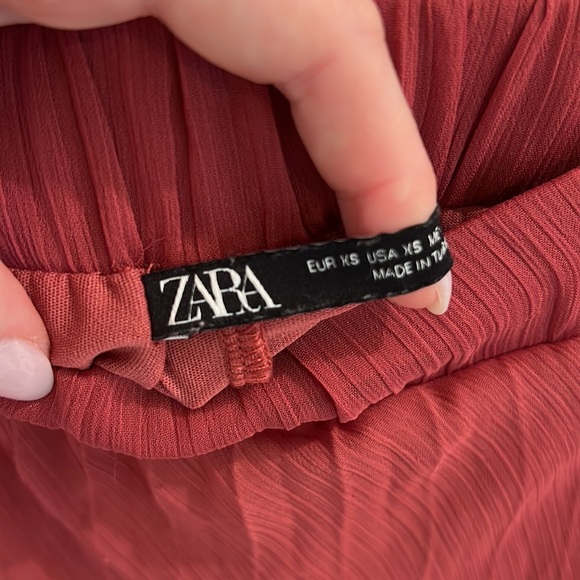 Wine Red Maxi Skirt - Picture 3 of 3